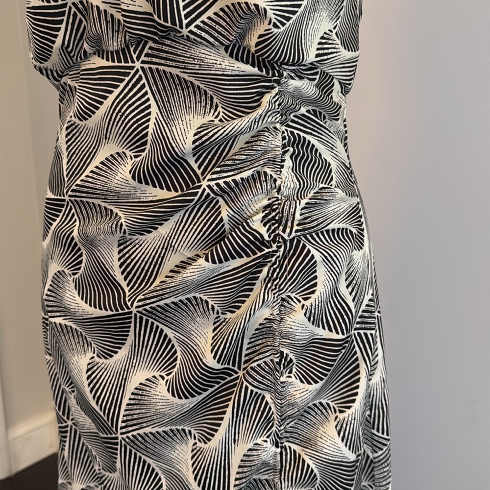 Urban Outfitters Ruched Satin Slip Midi Dress - Size Medium - Picture 4 of 10